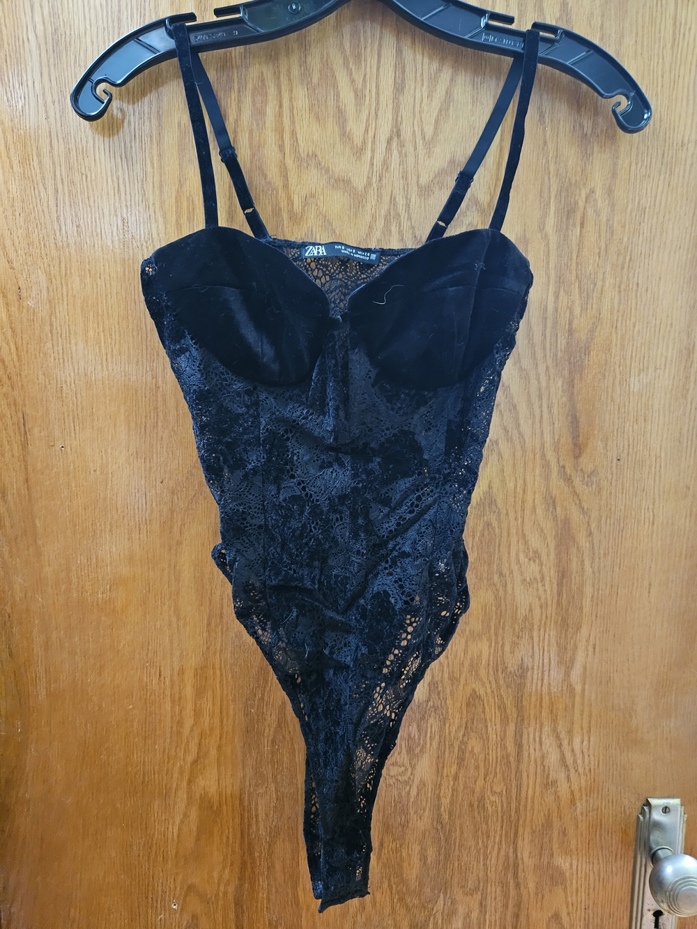 Zara Black Lace Bodysuit